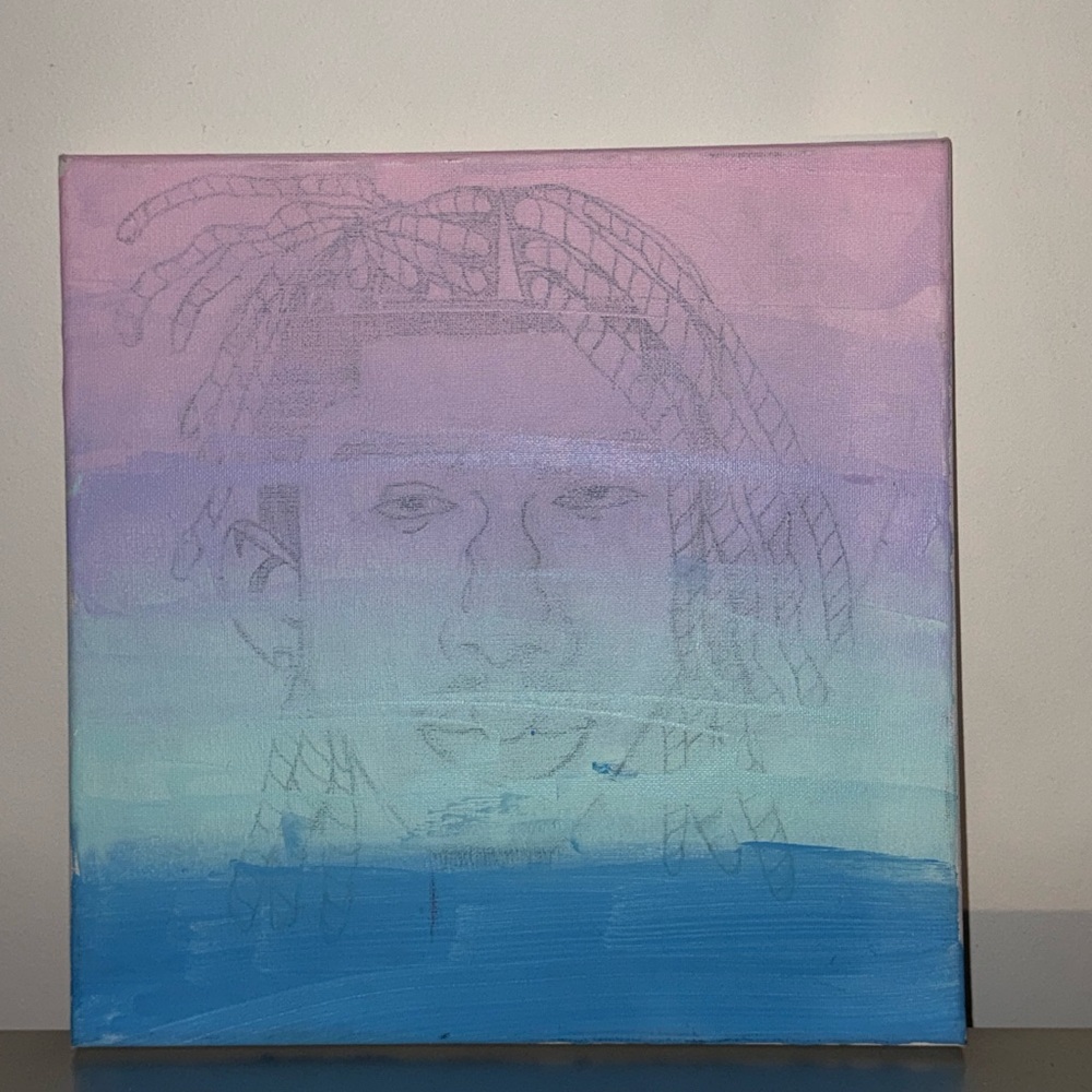 Abstract Pastel Canvas Art